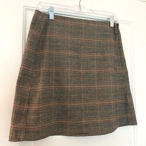 Plaid Checkered Skirt